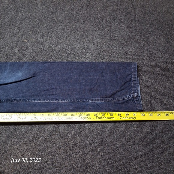 Diesel Jeans Men Size 30x32 Dark Blue Button Fly Safado Regular Slim Straight - Picture 12 of 14